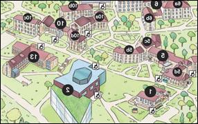 Goucher Campus Map